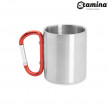Кружка металлическая GUAYA 4082 с двойными стенками Red 230ml