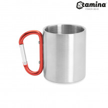 Кружка металлическая GUAYA 4082 с двойными стенками Red 230ml
