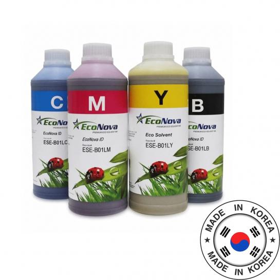 Cerneala InkTec Eco solvent pentru imprimante Epson XP600 DX4 DX5 DX6 DX7  1000 ml EES-B01 (4 culori)