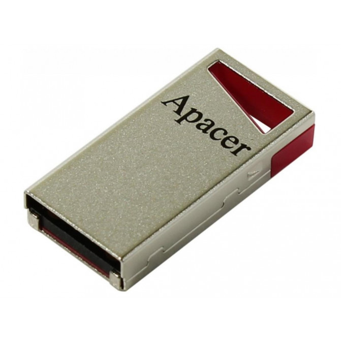 USB Flash 16GB USB2.0 Apacer "AH112", Silver-Red
