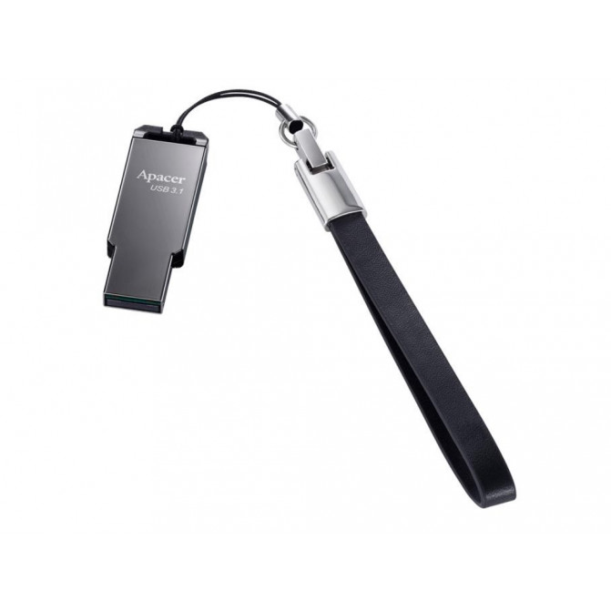 USB Флэш 32GB USB3.1 Apacer "AH360", Black Nickel