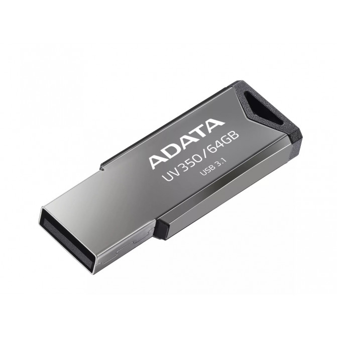 USB Флэш 64GB USB3.1 ADATA "UV350", Silver