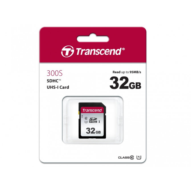 Card de Memorie 32GB, Transcend 300S SDHC Card (Class 10) UHS-I, U1