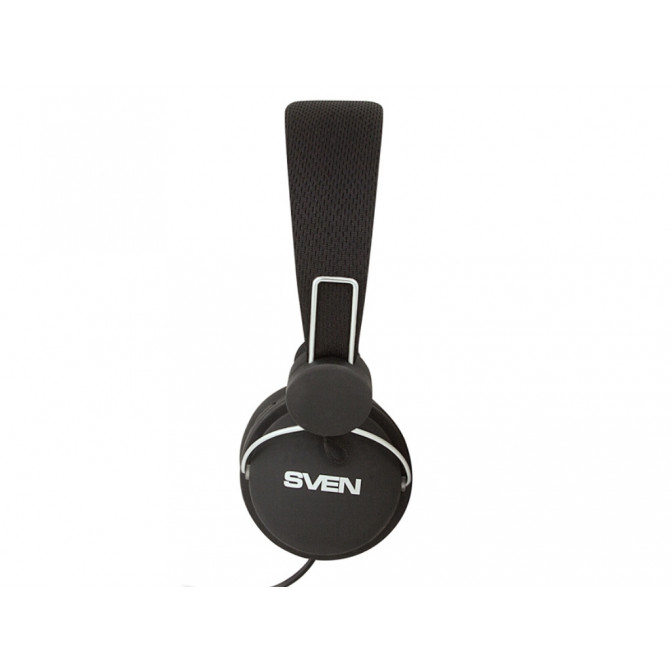 Наушники SVEN AP-320M Black, с микрофоном on the cable, 4pin 3.5mm mini-jack, cable 1.2m