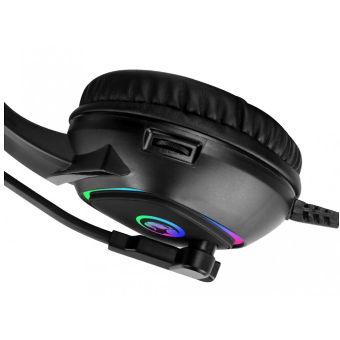 Наушники MARVO "HG9013",игровые с микрофоном и регулятором громкости, USB 7.1 , Rainbow Backlight