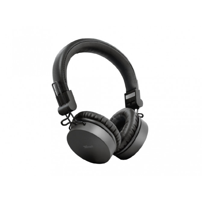Căști Trust Tones cu control de volum, Black