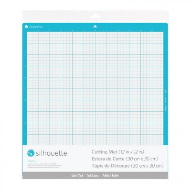 Covor lipicios pentru plotter Silhouette Cameo 1, 2, 3, 4, 5/Curio 2 30x30cm Lipici slab CUT-MAT-12LT-3T