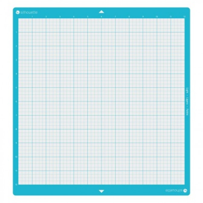 Covor lipicios pentru plotter Silhouette Cameo 1, 2, 3, 4, 5/Curio 2 30x30cm Lipici slab CUT-MAT-12LT-3T