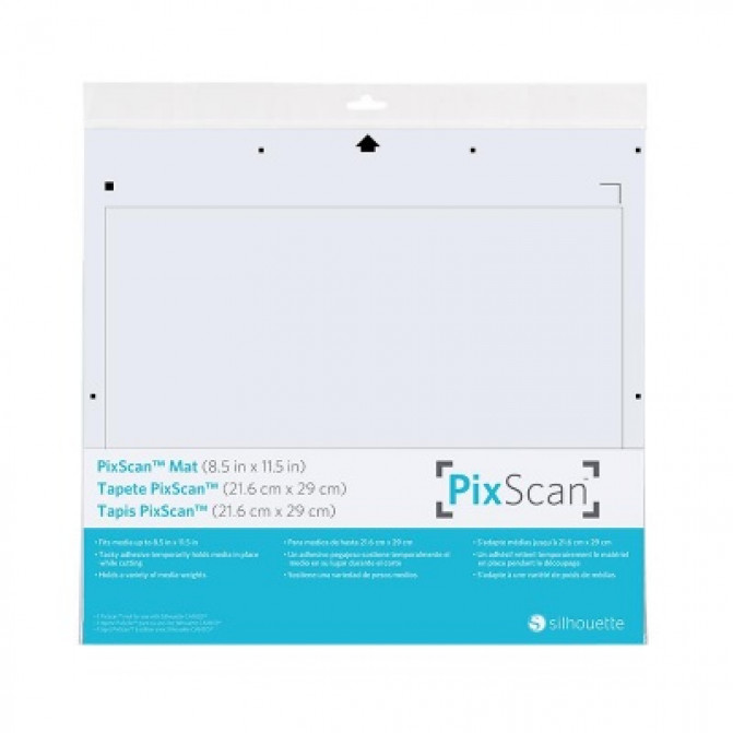 Covor lipicios pentru plotter Silhouette PixScan Cameo 1, 2, 3, 4, 5/Cameo 4 Plus 21.6x29.2cm CUT-MAT-PIX12-3T