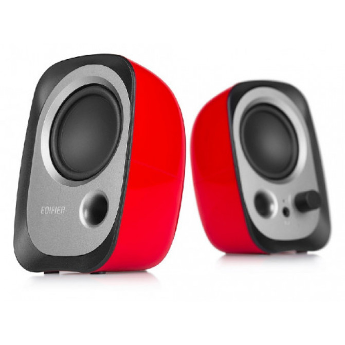 Boxe Edifier R12 Red, 2x2W RMS, 3,5 AUX, USB power
