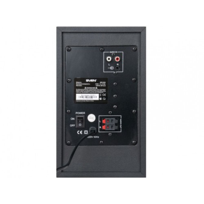 Boxe SVEN SPS-611S Black,  2.0 / 2x18W RMS, wooden, 3"