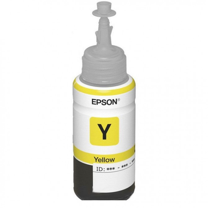 Чернила Epson Original C13T67344A T673 L800/L805 Yellow