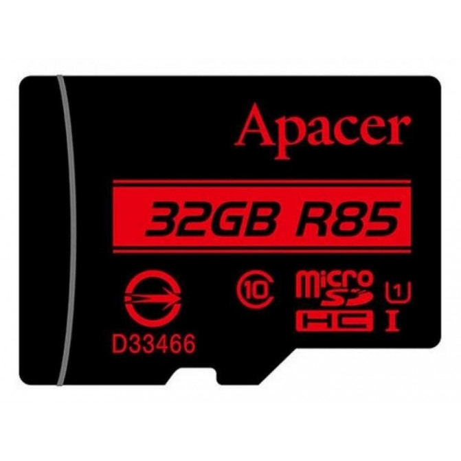 Card de Memorie 32GB MicroSD, Apacer (Class 10) UHS-I (U1) +SD adaptor