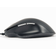Mouse Gembird MUS-6B-02, 6-button wired optical mouse with LED edge light effects, 1200-3600dpi, USB, Black