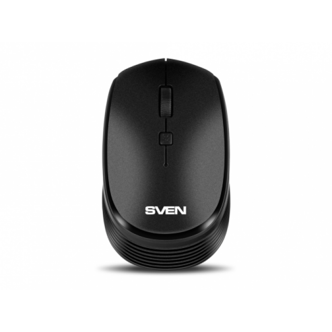 Мышь SVEN Wireless RX-210W Optical Mouse, Symmetrical shape, up to 1400 DPI, number of keys 3+1 (scroll wheel), 1 battery AA, USB, 2.4 GHz, Black