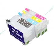Перезаправляемые картриджи Epson T2711-T2714  WorkForce WF7710/7720/7610/7620/3620/3640