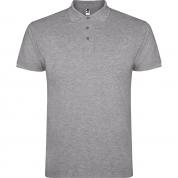 Tricou pentru bărbați Roly Polo Star 200 Heather Grey L