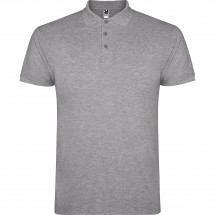 Tricou pentru bărbați Roly Polo Star 200 Heather Grey L