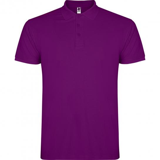 Мужская футболка Roly Polo Star 200 Purple S