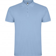 Tricou pentru bărbați Roly Polo Star 200 Sky Blue L