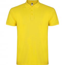 Мужская футболка Roly Polo Star 200 Yellow L
