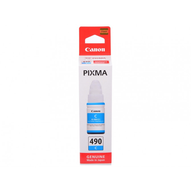 Cerneala Canon Originala GI-490 G1400/G3400 70ml Cyan 0664C001
