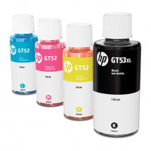 Cerneala HP Originala GT53/GT52 3*70ml CMY+135ml Black (4 culori)