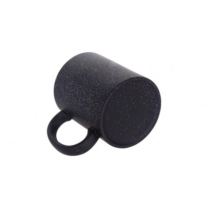 Cana pentru sublimare hameleon StarSky negru, mat 11 oz