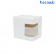 Cutie din material textil cu fereastră pentru cană de 11oz, pentru sublimare
