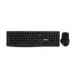 Tastatura + Mouse Wireless SVEN KB-C3500W, 12 Fn keys, Battery indicator, 1xAA/1xAA, 2.4Ghz, Black