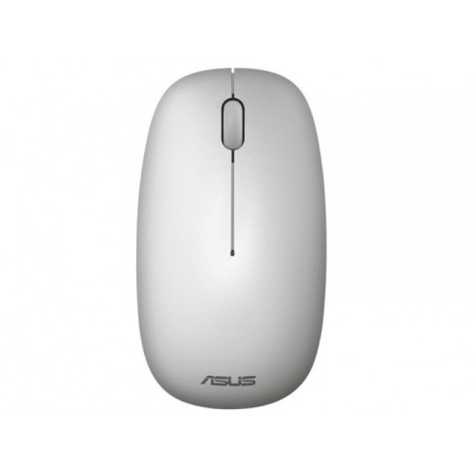 Tastatura + Mouse Wireless Asus W5000, 13 Fn keys, Ultra thin, Metal-like finish, Silent, 800-1600dpi, 3 buttons, 1xAA/2xAAA, 2.4Ghz, EN/RU, White