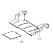 Крышка верхняя Cover-open/Stacker-large Samsung Ml2070/HP 135a/M107a (JC63-04334A/JC61-06057A)