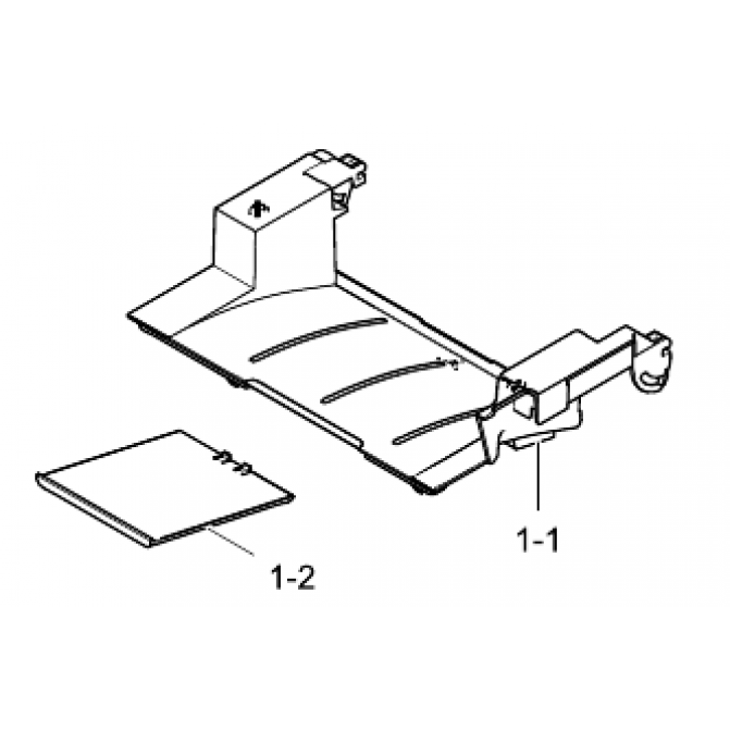 Крышка верхняя Cover-open/Stacker-large Samsung Ml2070/HP 135a/M107a (JC63-04334A/JC61-06057A)