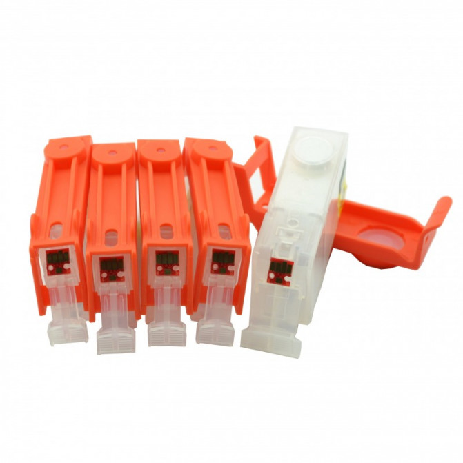 Cartuse reincarcabile pentru Canon IP4600 (CLI-521/PGBK-520)