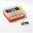Cartuse reincarcabile pentru Canon IP4600 (CLI-521/PGBK-520)