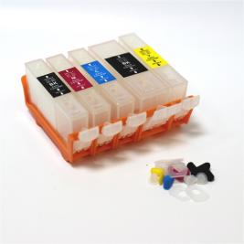Cartuse reincarcabile pentru Canon IP4600 (CLI-521/PGBK-520) 