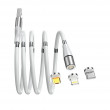 Cablu USB magnetic 3 in 1 Micro USB Type-C