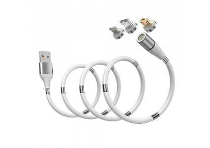 Cablu USB magnetic 3 in 1 Micro USB Type-C