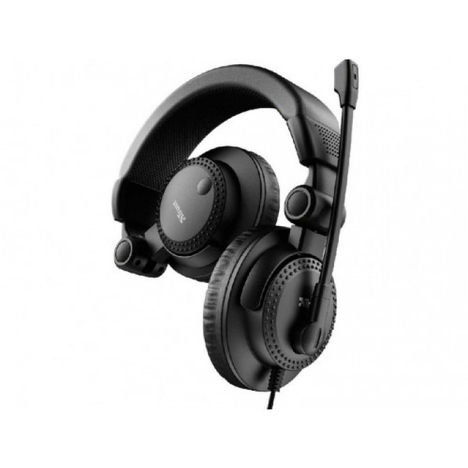 Căști Trust Como Headset, 40mm driver units, Flexible Microphone, Black